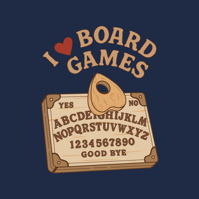I Love Board Games Black-None-Stretched-Canvas-Loobs