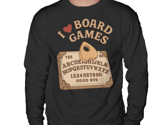 I Love Board Games Black