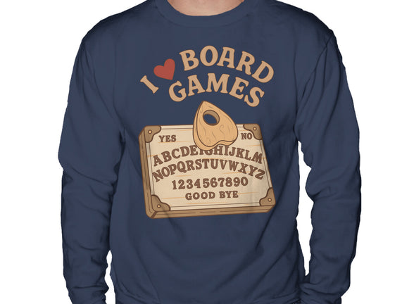 I Love Board Games Black