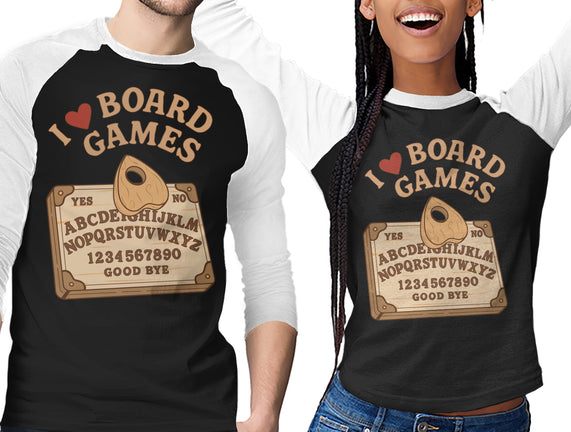 I Love Board Games Black
