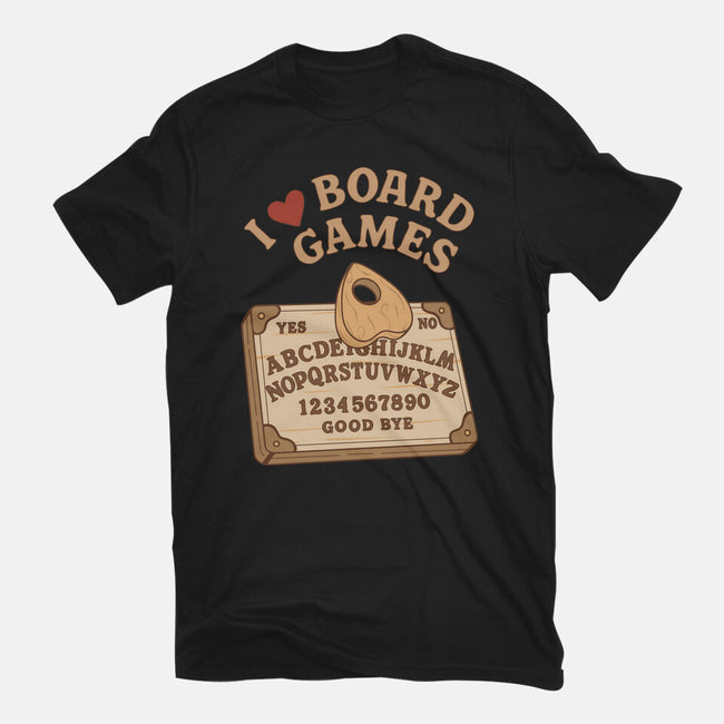 I Love Board Games Black-Womens-Basic-Tee-Loobs