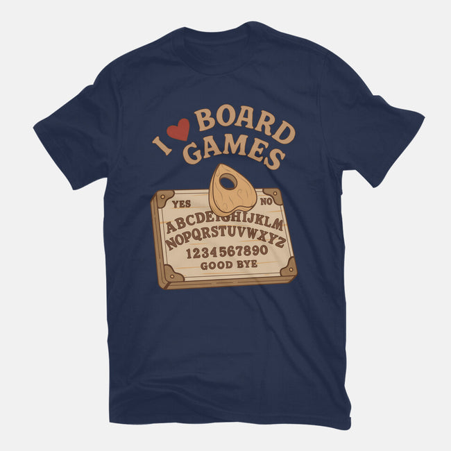 I Love Board Games Black-Womens-Basic-Tee-Loobs