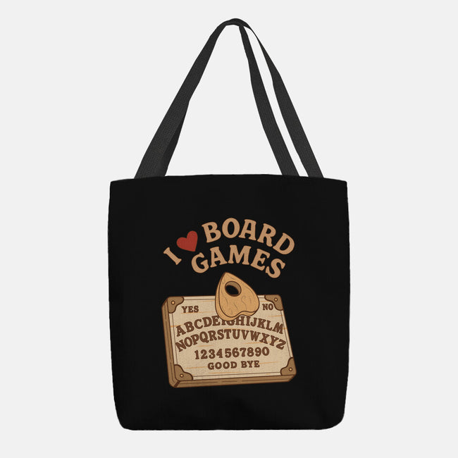 I Love Board Games Black-None-Basic Tote-Bag-Loobs