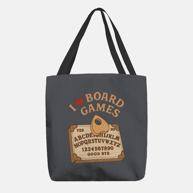 I Love Board Games Black-None-Basic Tote-Bag-Loobs