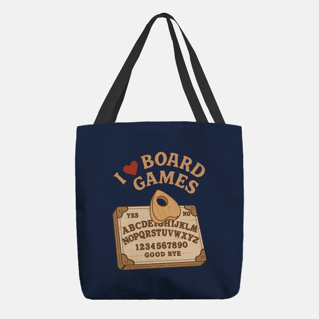 I Love Board Games Black-None-Basic Tote-Bag-Loobs