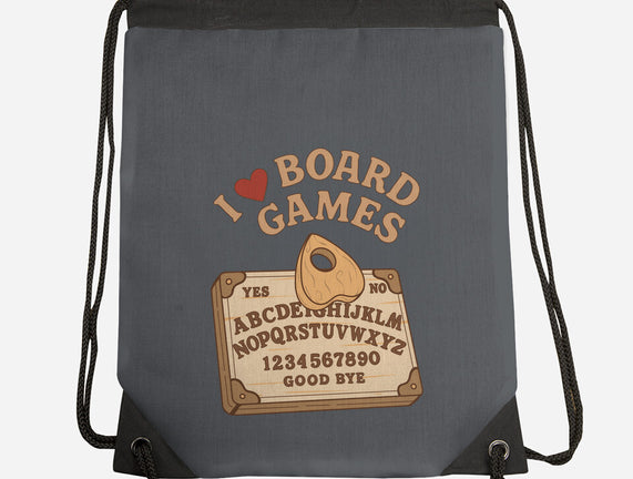 I Love Board Games Black