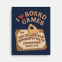 I Love Board Games Black-None-Stretched-Canvas-Loobs