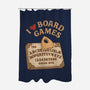 I Love Board Games Black-None-Polyester-Shower Curtain-Loobs