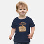 I Love Board Games Black-Baby-Basic-Tee-Loobs