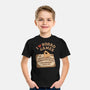 I Love Board Games Black-Youth-Basic-Tee-Loobs