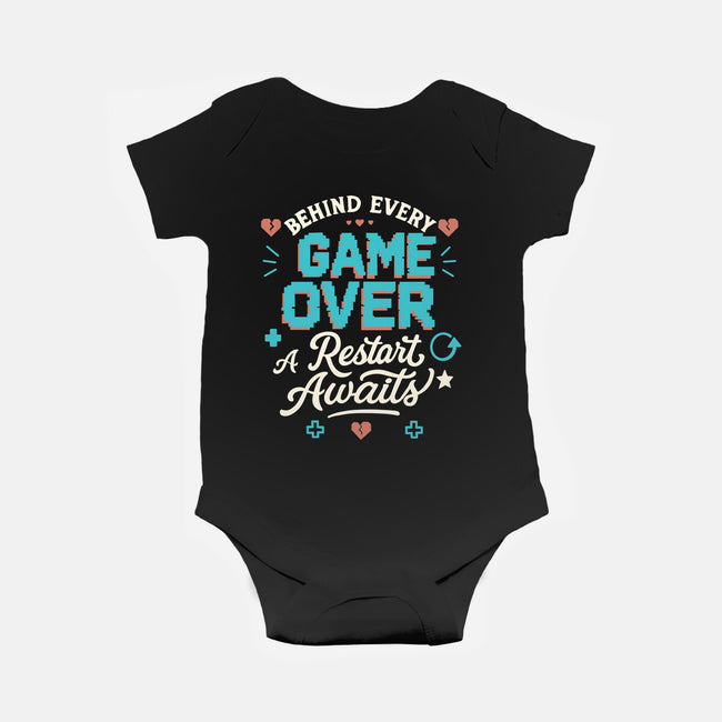 A Restart Awaits-Baby-Basic-Onesie-Loobs