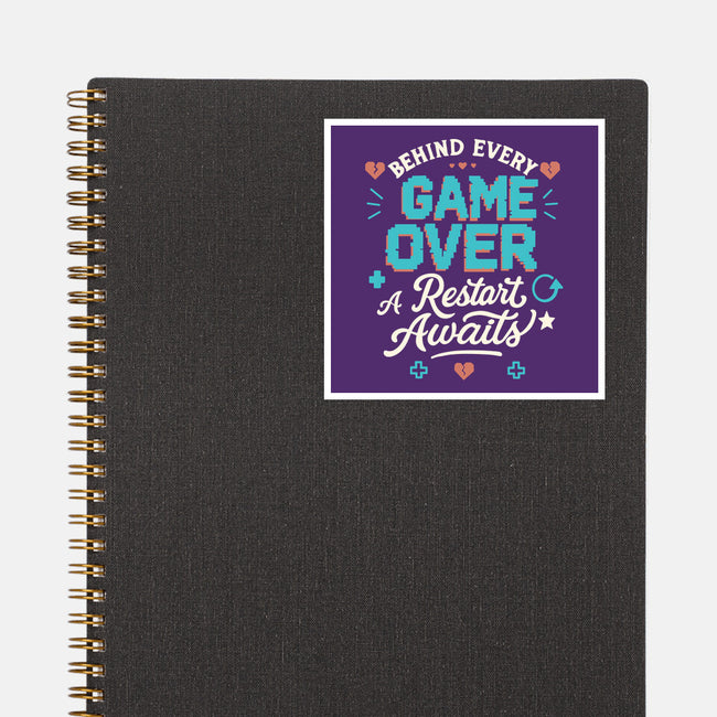 A Restart Awaits-None-Glossy-Sticker-Loobs
