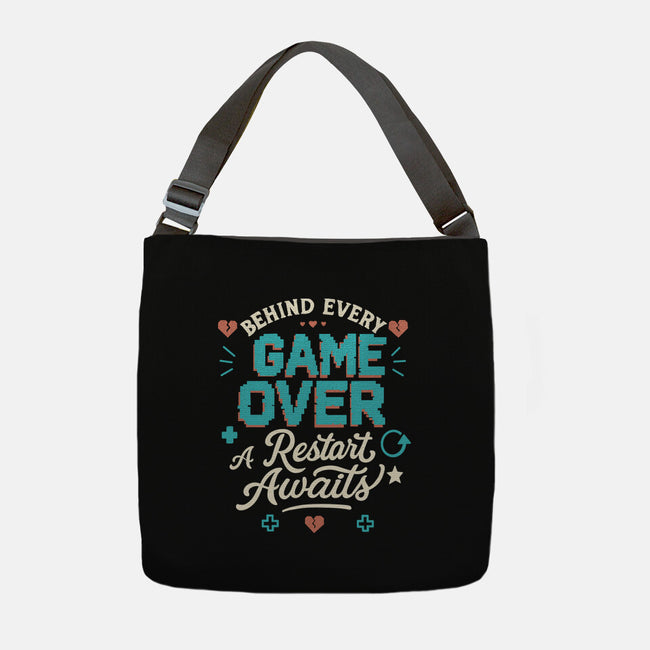 A Restart Awaits-None-Adjustable Tote-Bag-Loobs