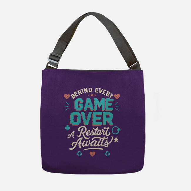 A Restart Awaits-None-Adjustable Tote-Bag-Loobs