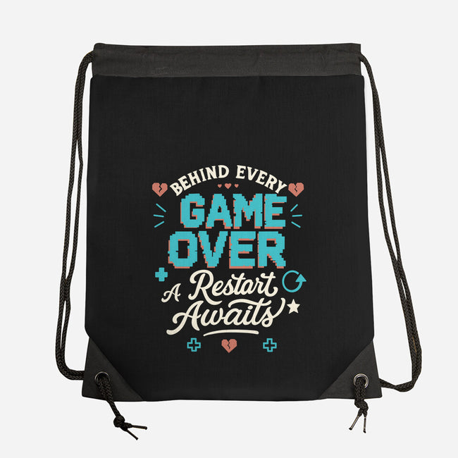 A Restart Awaits-None-Drawstring-Bag-Loobs