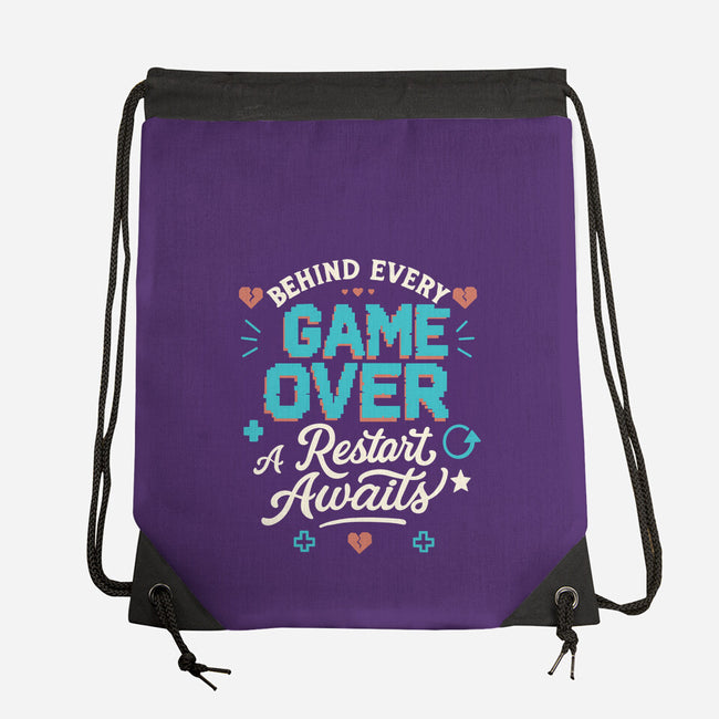 A Restart Awaits-None-Drawstring-Bag-Loobs
