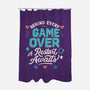 A Restart Awaits-None-Polyester-Shower Curtain-Loobs