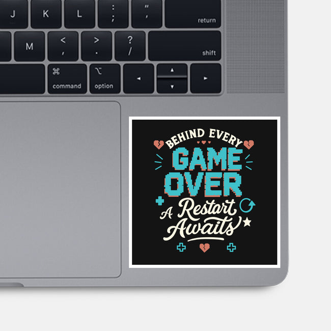 A Restart Awaits-None-Glossy-Sticker-Loobs