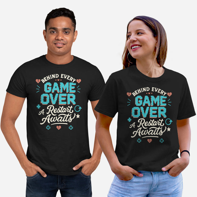 A Restart Awaits-Unisex-Basic-Tee-Loobs