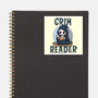 Grim Reader-None-Glossy-Sticker-Loobs