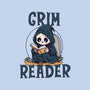 Grim Reader-Mens-Heavyweight-Tee-Loobs