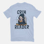 Grim Reader-Mens-Heavyweight-Tee-Loobs