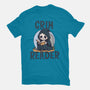 Grim Reader-Mens-Premium-Tee-Loobs