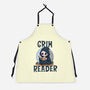 Grim Reader-Unisex-Kitchen-Apron-Loobs