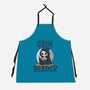 Grim Reader-Unisex-Kitchen-Apron-Loobs
