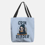 Grim Reader-None-Basic Tote-Bag-Loobs