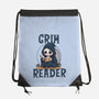 Grim Reader-None-Drawstring-Bag-Loobs
