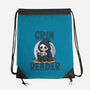 Grim Reader-None-Drawstring-Bag-Loobs