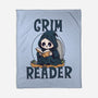 Grim Reader-None-Fleece-Blanket-Loobs
