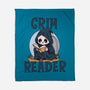 Grim Reader-None-Fleece-Blanket-Loobs