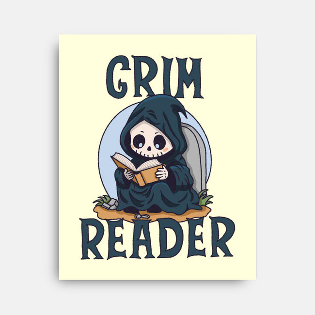 Grim Reader-None-Stretched-Canvas-Loobs