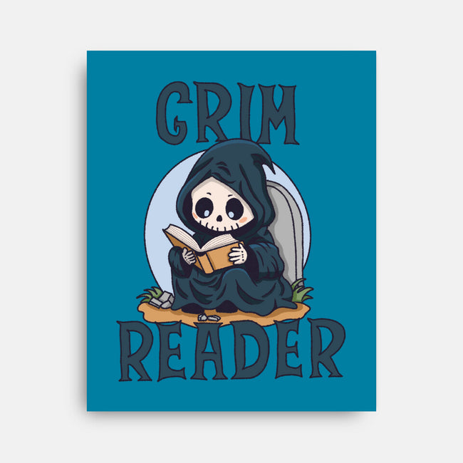 Grim Reader-None-Stretched-Canvas-Loobs