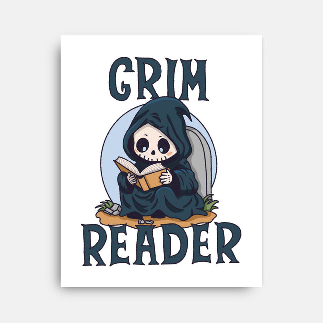 Grim Reader-None-Stretched-Canvas-Loobs