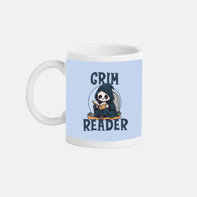 Grim Reader-None-Mug-Drinkware-Loobs