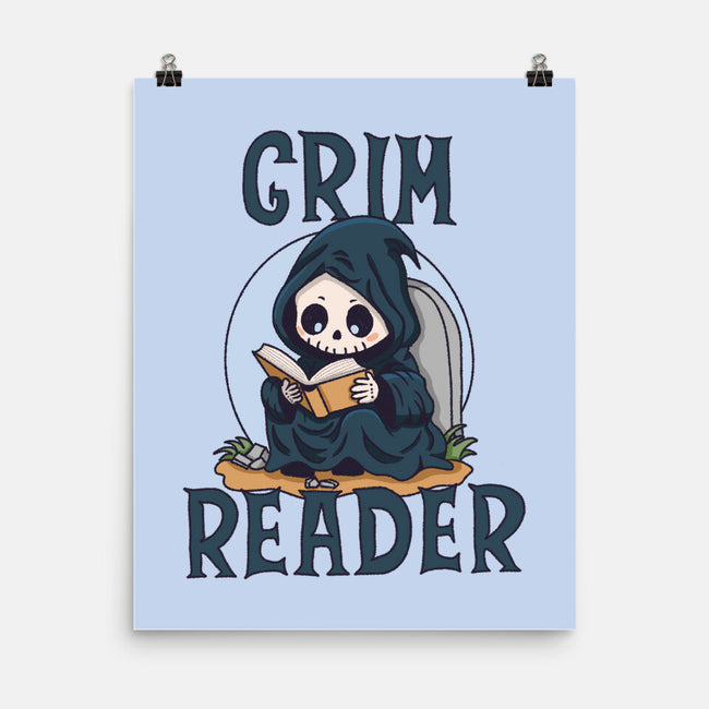 Grim Reader-None-Matte-Poster-Loobs
