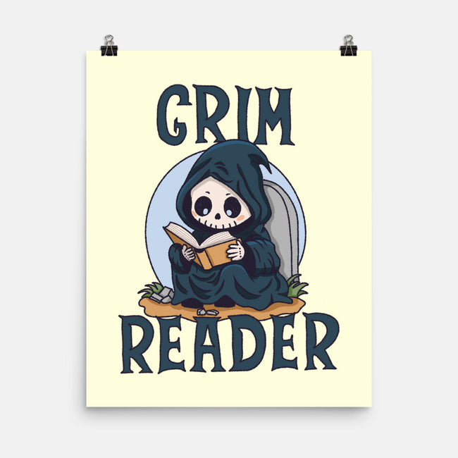 Grim Reader-None-Matte-Poster-Loobs