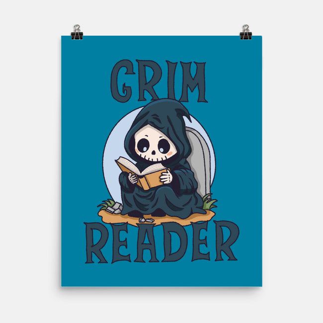 Grim Reader-None-Matte-Poster-Loobs