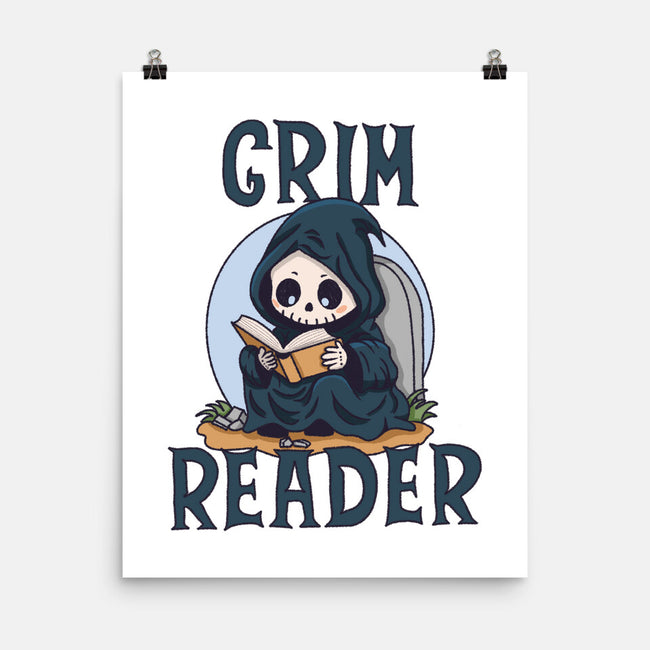 Grim Reader-None-Matte-Poster-Loobs