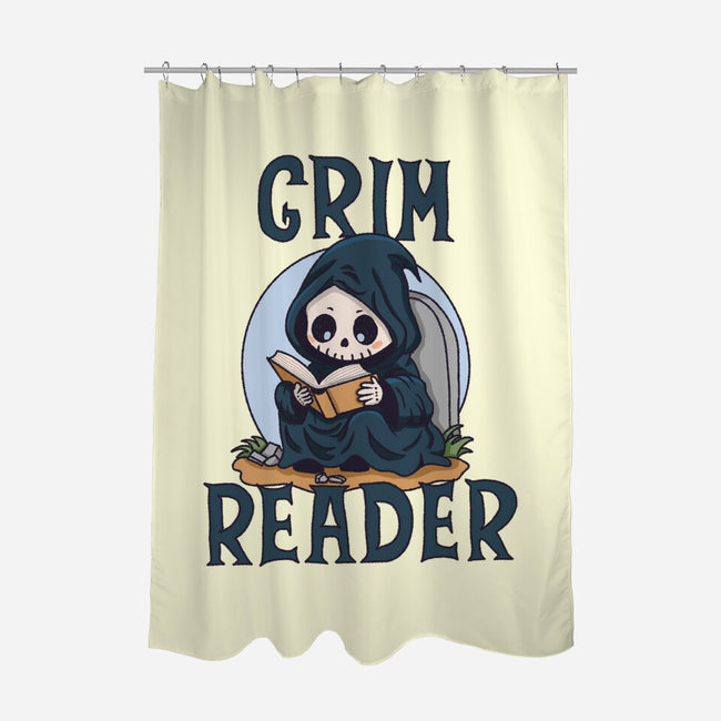 Grim Reader-None-Polyester-Shower Curtain-Loobs