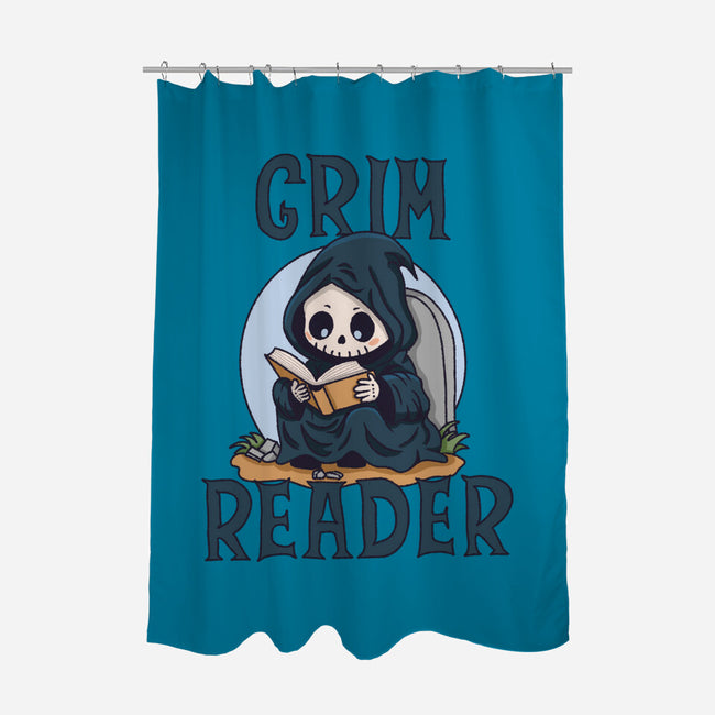 Grim Reader-None-Polyester-Shower Curtain-Loobs