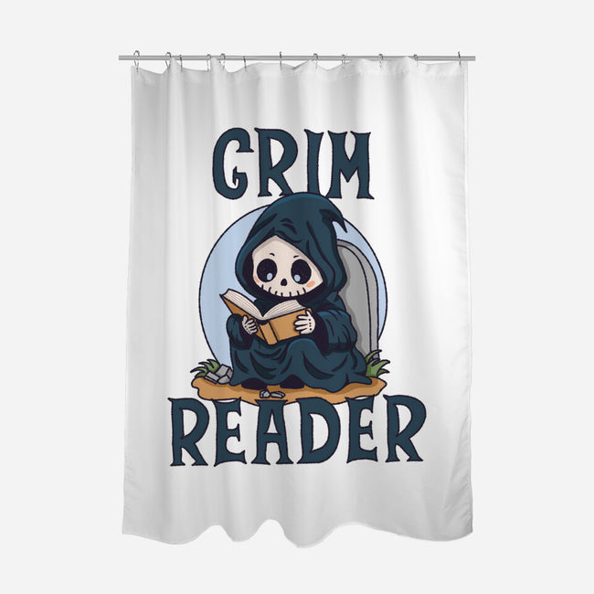 Grim Reader-None-Polyester-Shower Curtain-Loobs