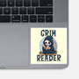 Grim Reader-None-Glossy-Sticker-Loobs
