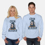 Grim Reader-Unisex-Crew Neck-Sweatshirt-Loobs