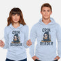 Grim Reader-Unisex-Pullover-Sweatshirt-Loobs