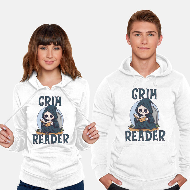 Grim Reader-Unisex-Pullover-Sweatshirt-Loobs