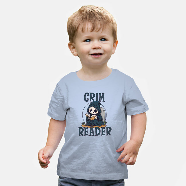 Grim Reader-Baby-Basic-Tee-Loobs